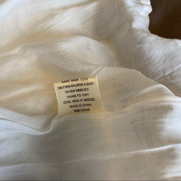 Skies are blue white lace dress NWT small - Picture 9 of 9